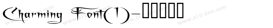 Charming Font(1)字体转换